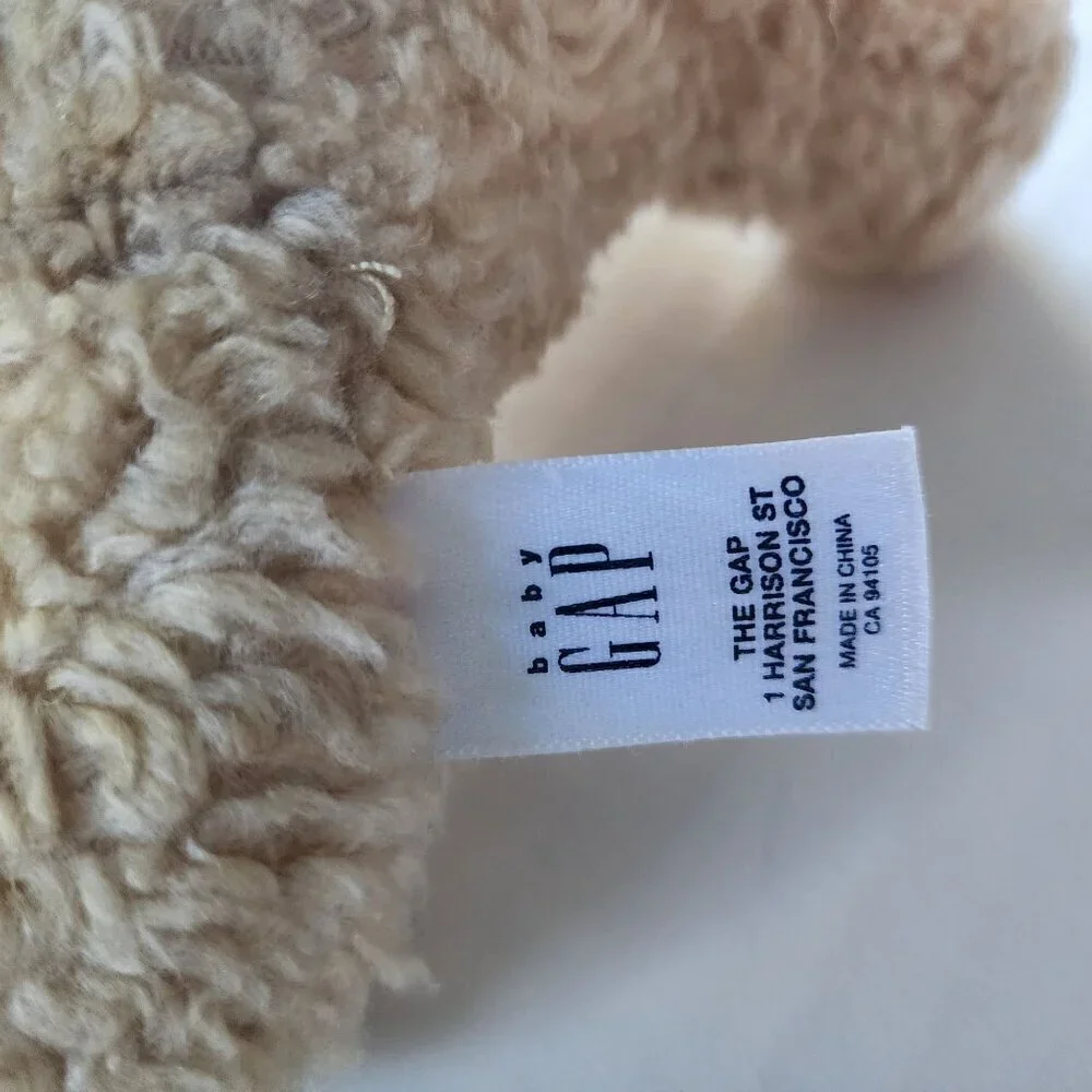 Gap Brannan Bear brown toy rattle
